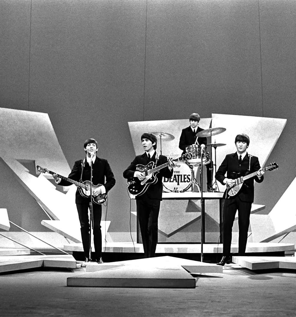 The Beatles perform on The Ed Sullivan Show